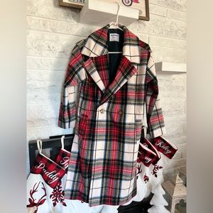 Old Navy Plaid Coat, NWOT